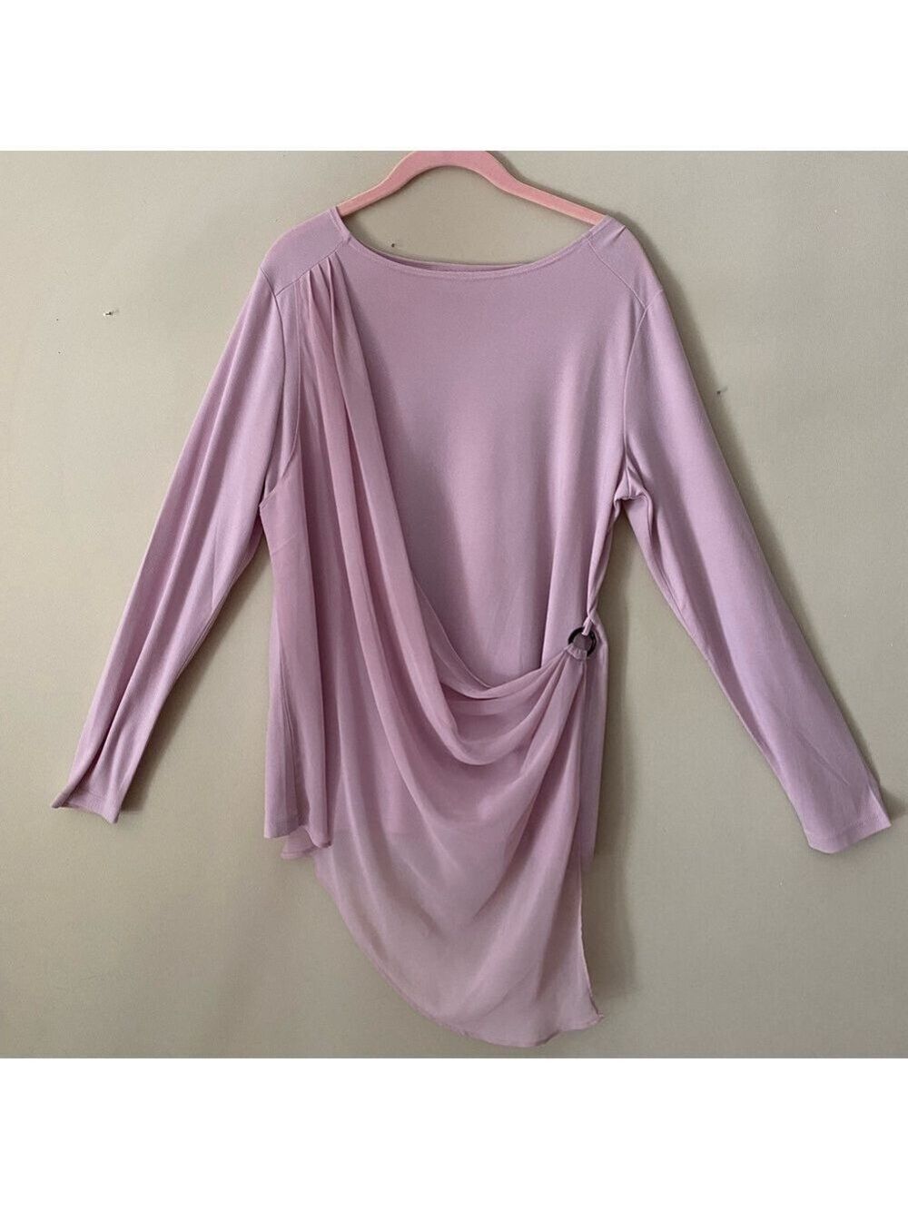 Simonton Says Mauve Tunic with Buckle Loop Detail M